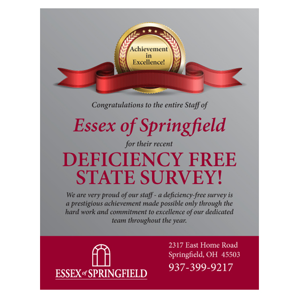 Deficiency Free Survey Facility Flyer