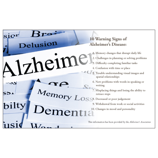 Alzheimer’s Facts Postcard Option 2