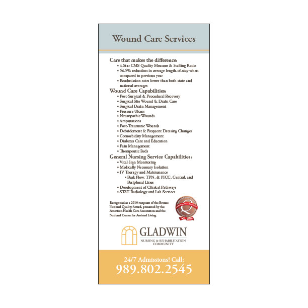 Wound Care At a Glance Panel Card