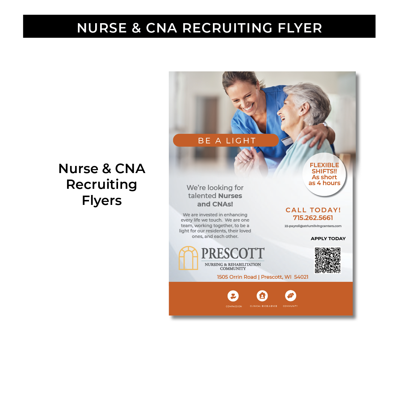 Nurse & CNA Recruiting Flyer