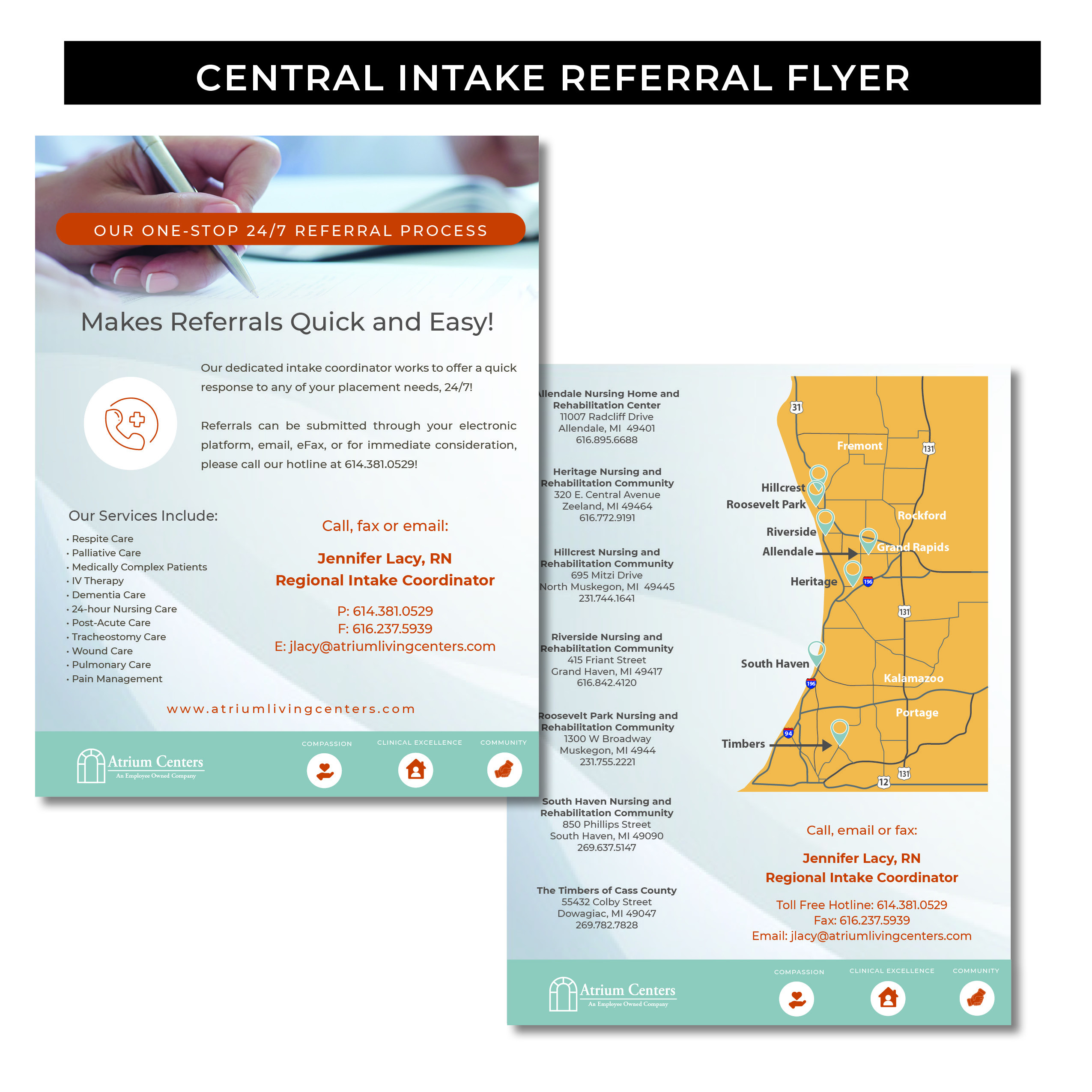 Central Intake Flyers