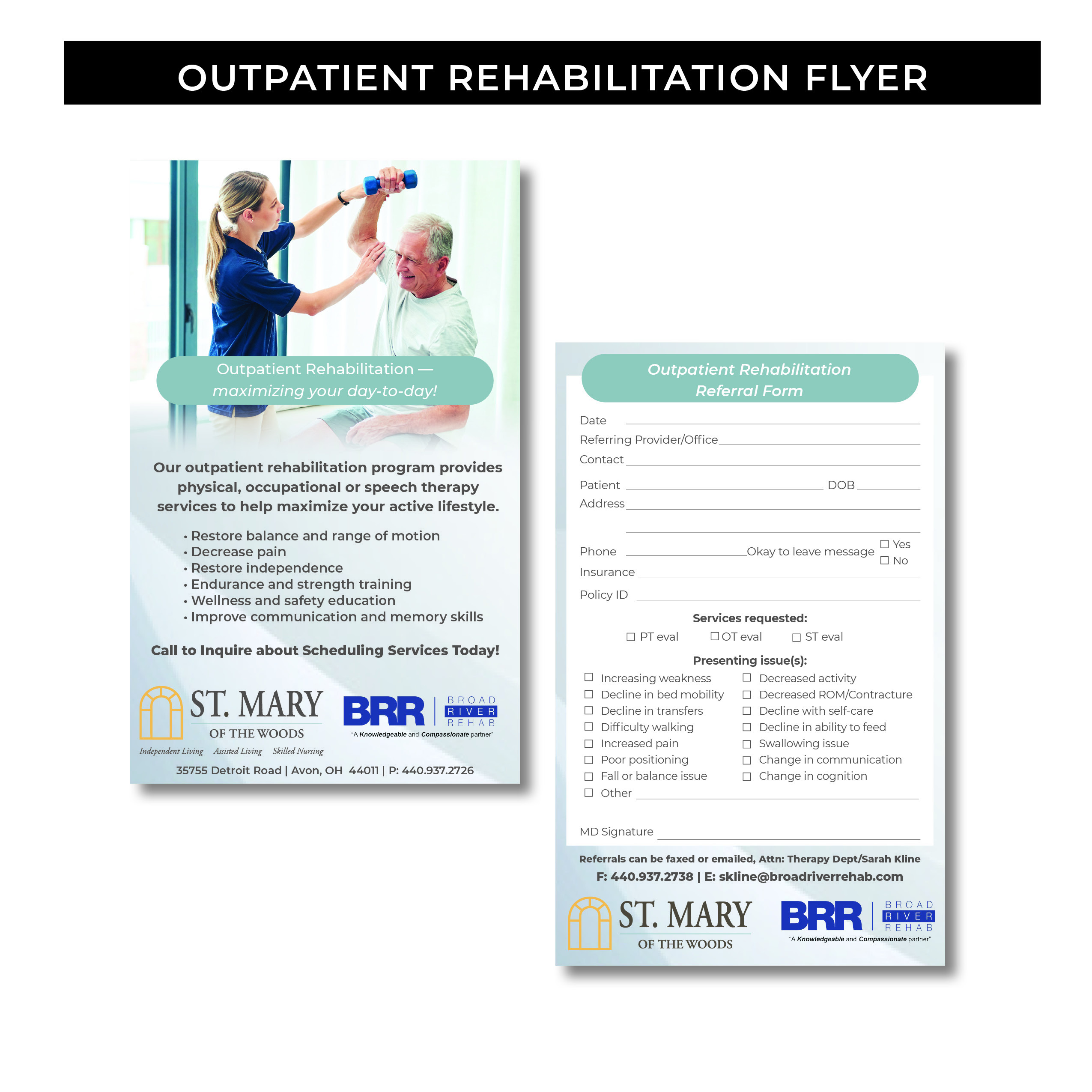 Outpatient Rehabilitation Flyer