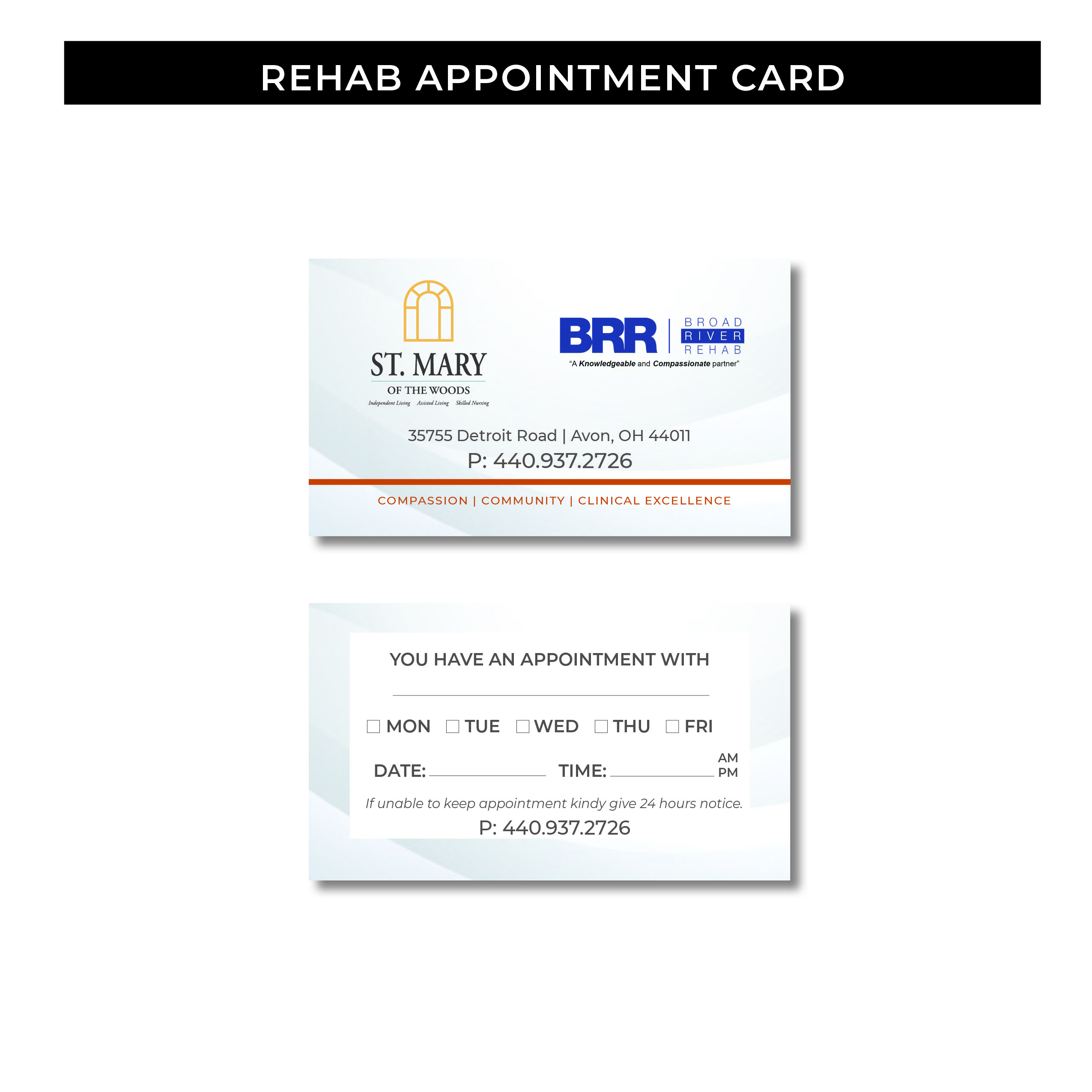 Therapy Appointment Cards