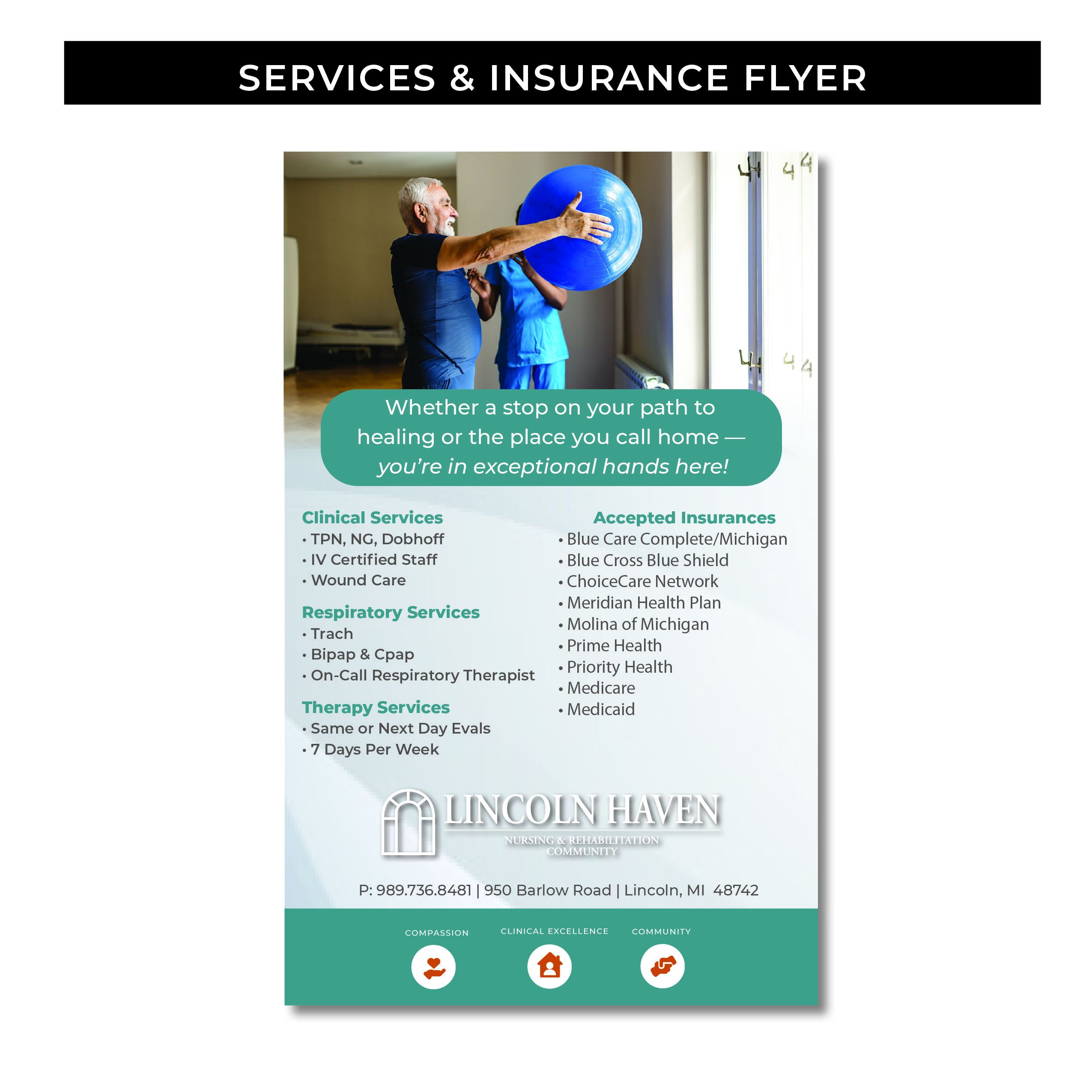 Services & Insurance Flyer