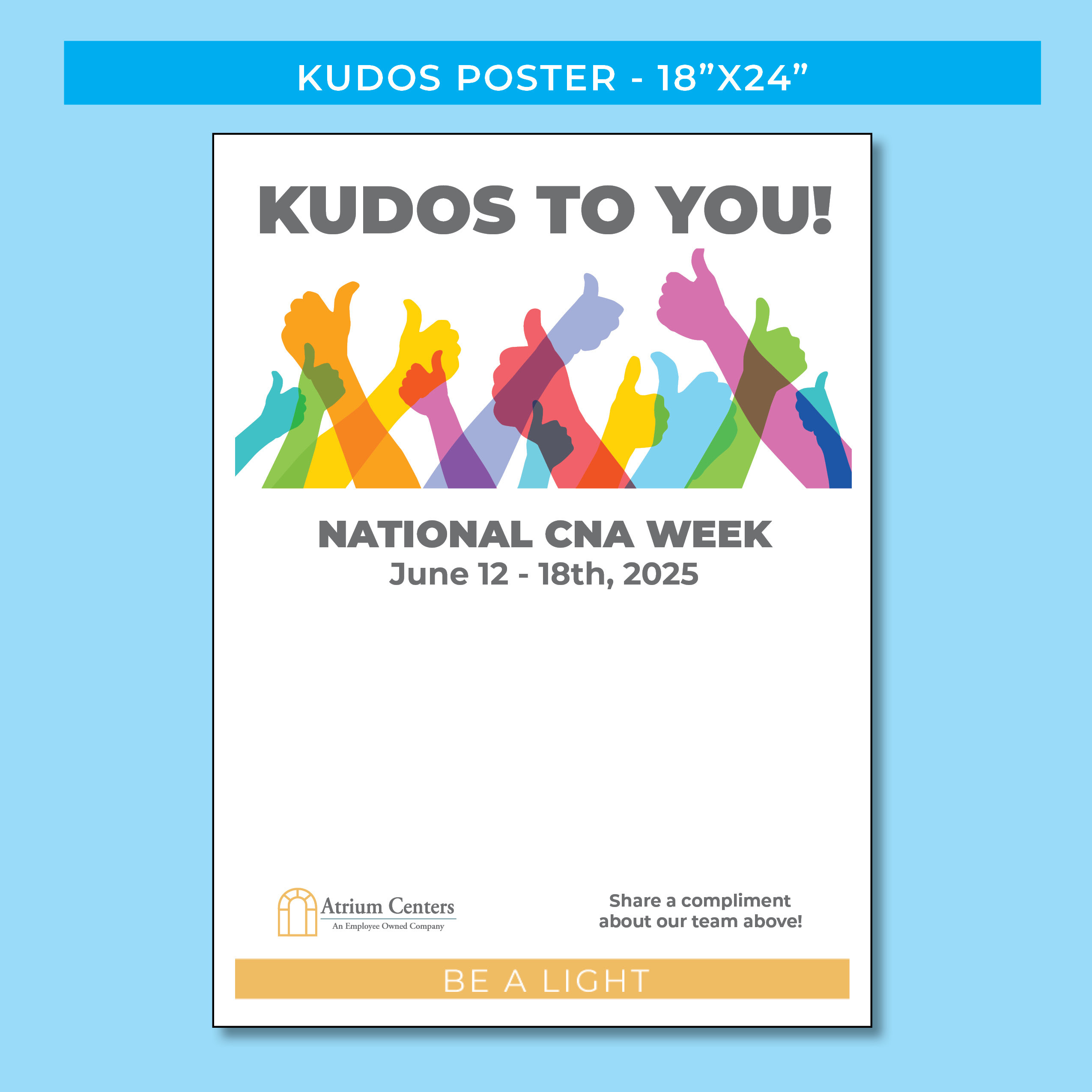 Kudos Poster – National CNA Week